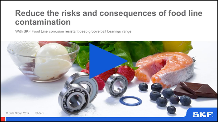 SKF: Reduce the risk and consequences of food line contamination